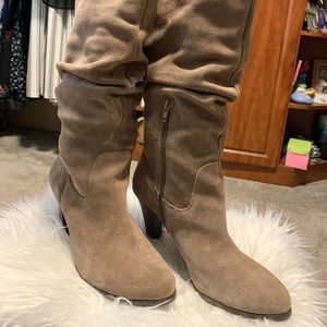 BCBG Paris taupe boots